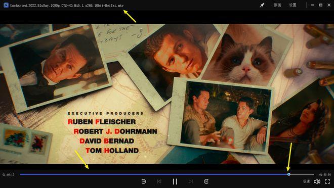 淘金4K高清：H26510bit编码，DDP5.1音频，原画更加细腻，支持倍速播放