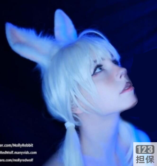 6部萌系女仆装真青春长视频双马尾妹子7G碎花连衣裙装嫩兔耳Coslorita