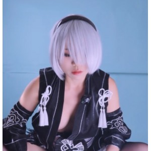 大罩杯草莓羽衣COS服装62部34G流鼻血